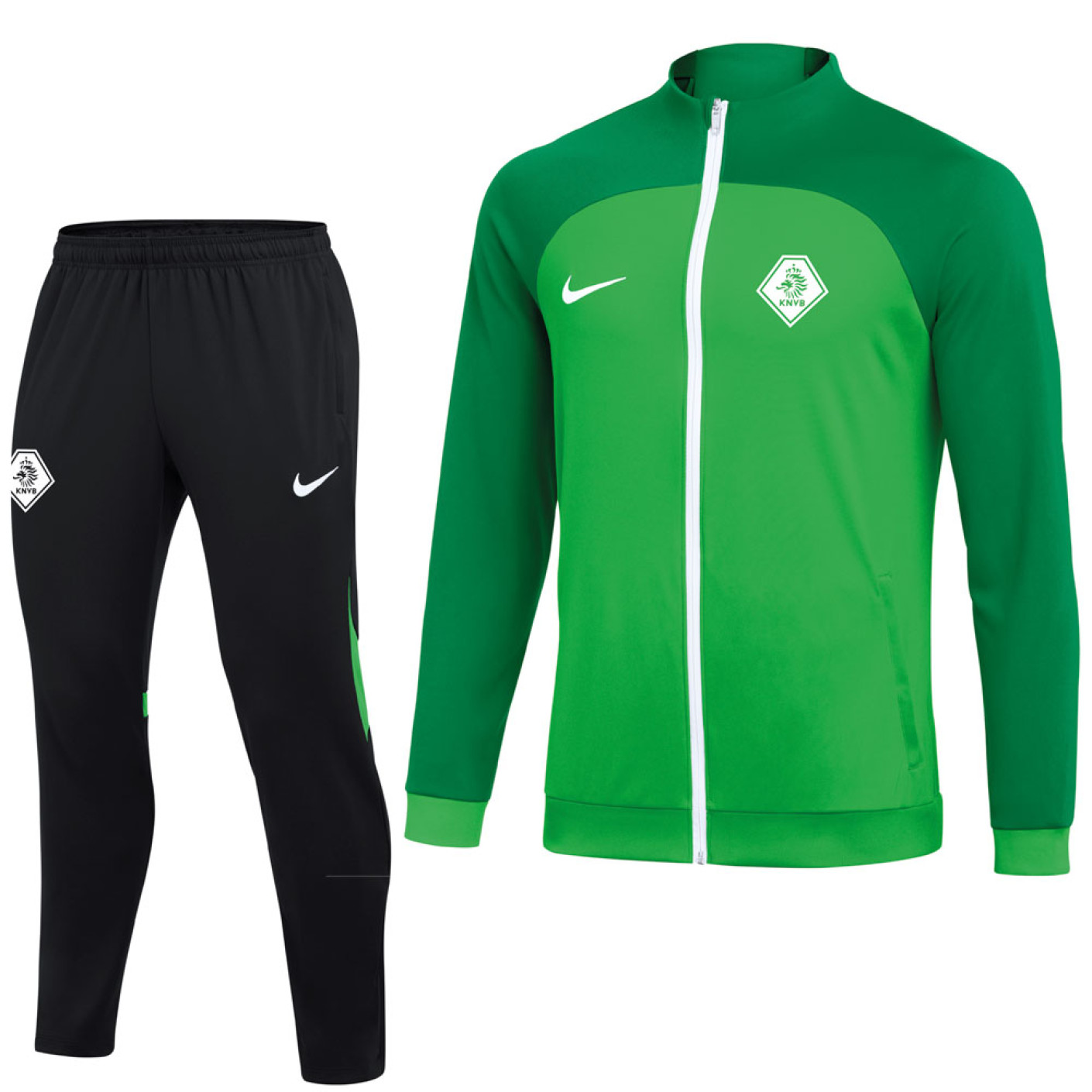 Nike KNVB Trainingspak Groen Zwart