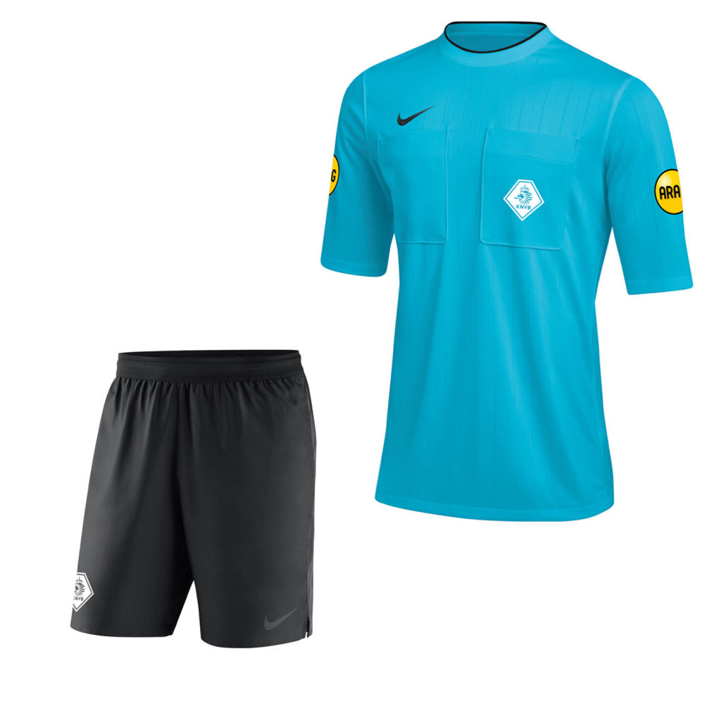 Nike KNVB Scheidsrechtersset 2022-2024 Blauw Zwart