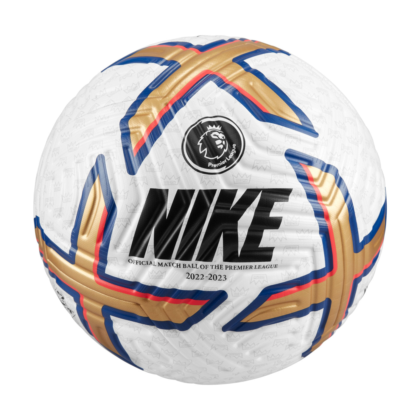 Nike Premier League Voetbal Wit Goud Blauw Zwart