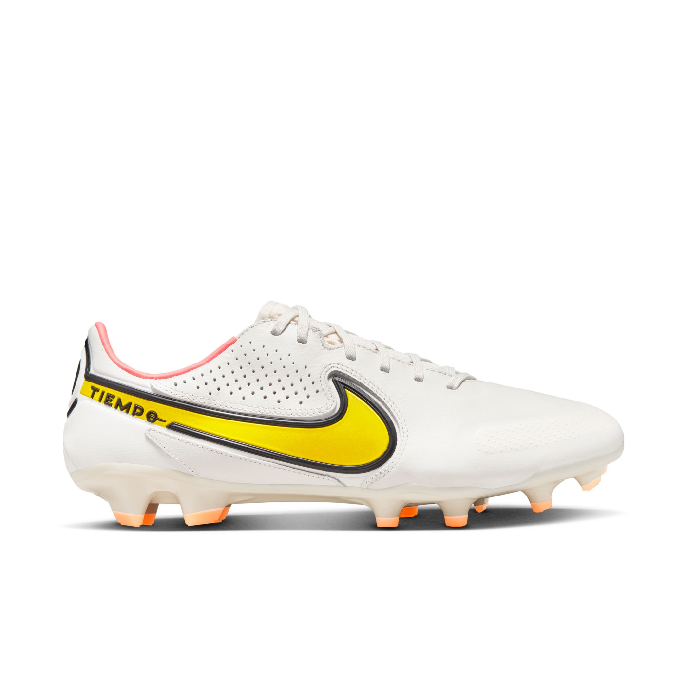 Nike Tiempo Legend Pro 9 Grass Football Shoes (FG) Beige Yellow Orange