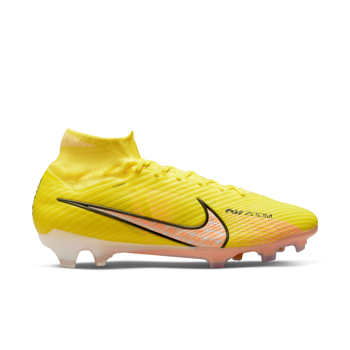 Nike Zoom Mercurial Superfly Elite 9 Grass Football Shoes (FG) Yellow Orange