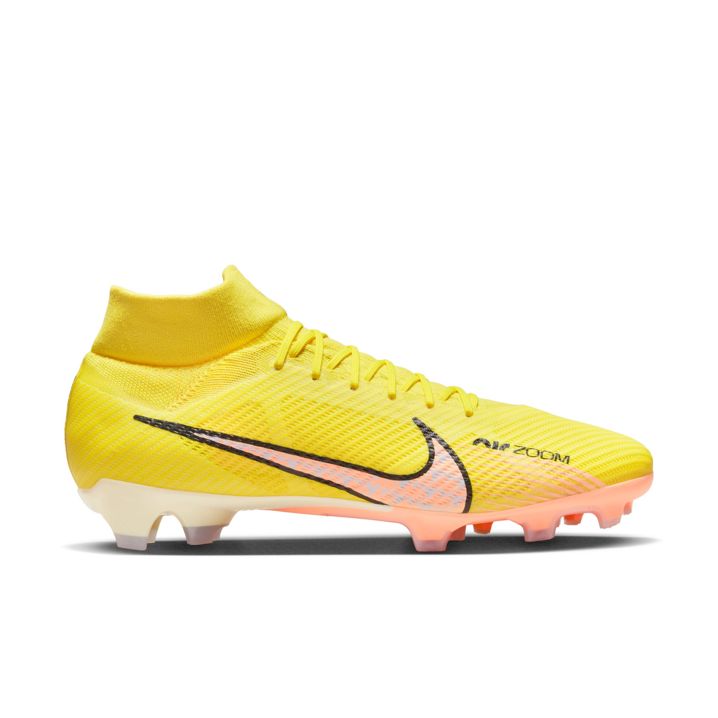 Nike Zoom Mercurial Superfly Pro 9 Grass Football Shoes (FG) Yellow Orange