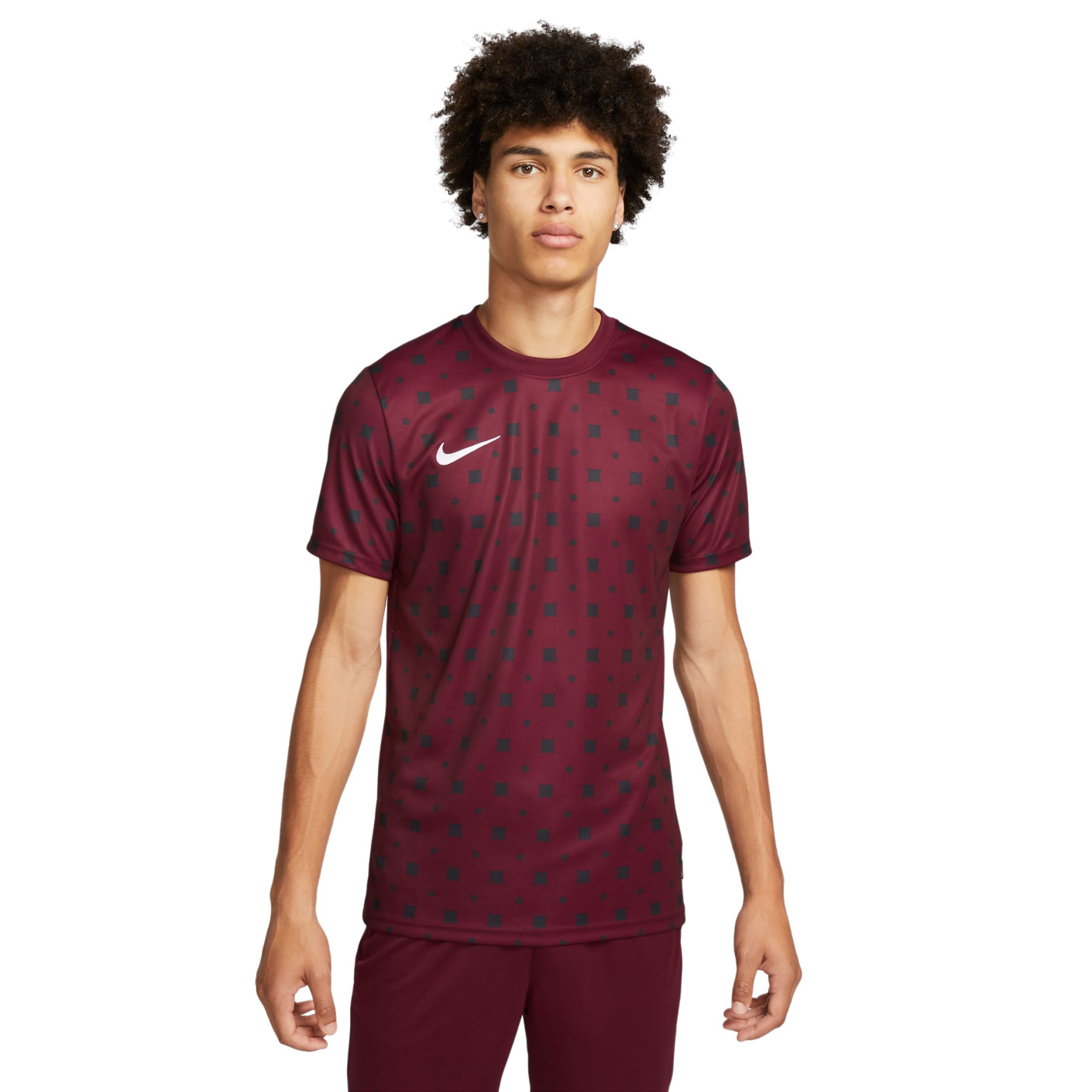 Nike F.C. Libero Trainingsshirt Rood Wit Zwart