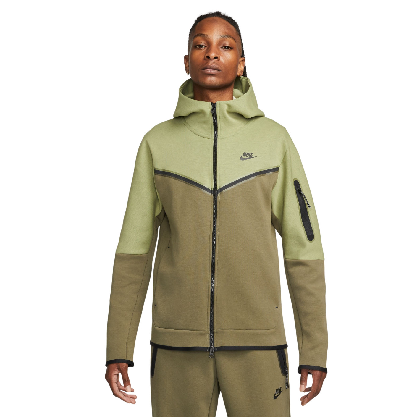 Nike Vest Tech Fleece Olive Green Green