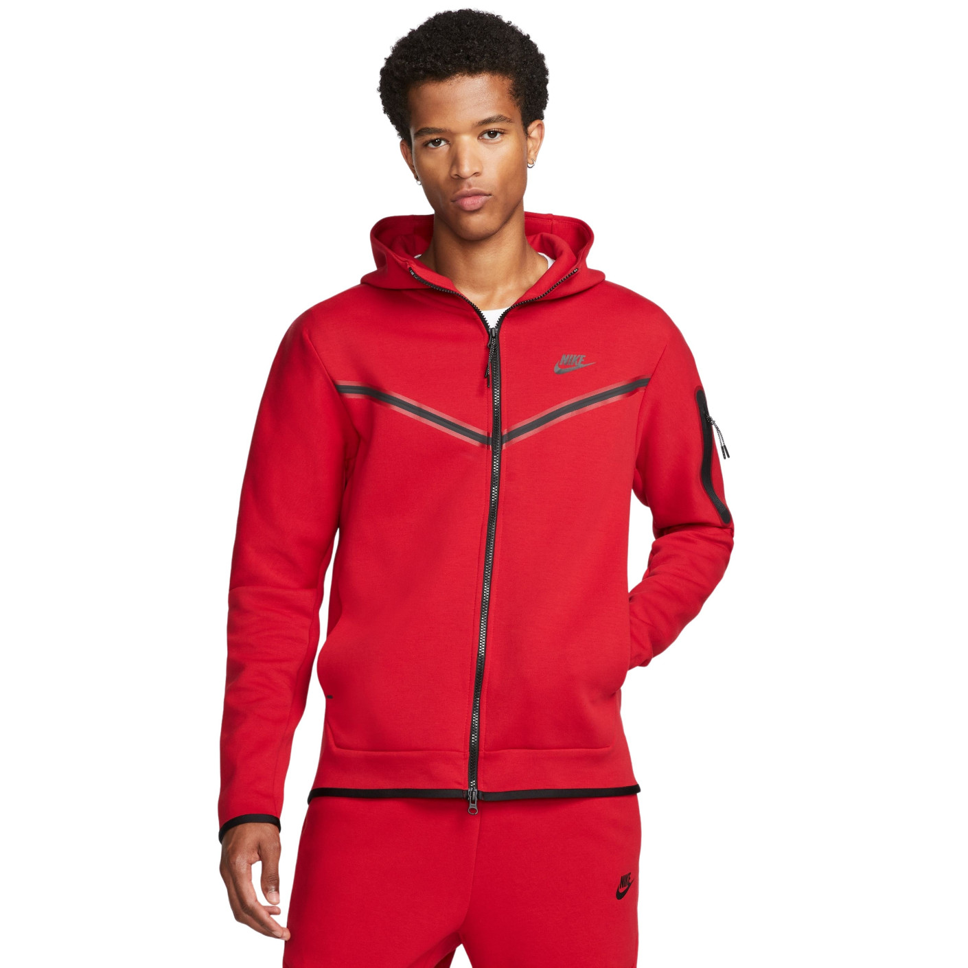 Nike Vest Tech Fleece Red 