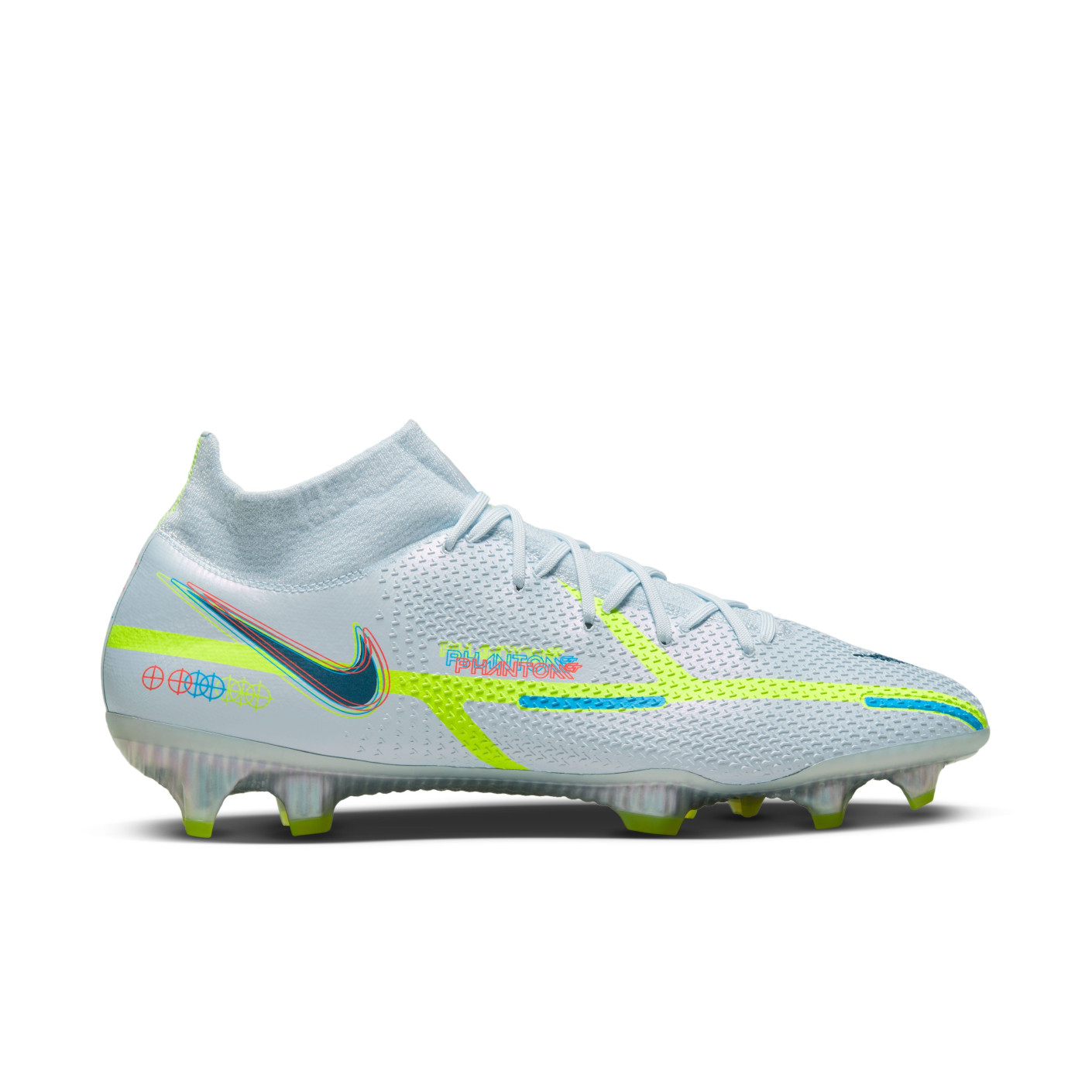 oppakken Actief kennisgeving Nike Phantom Elite GT2 Dynamic Fit Gras Voetbalschoenen (FG) Grijs  Donkerblauw - KNVBshop.nl