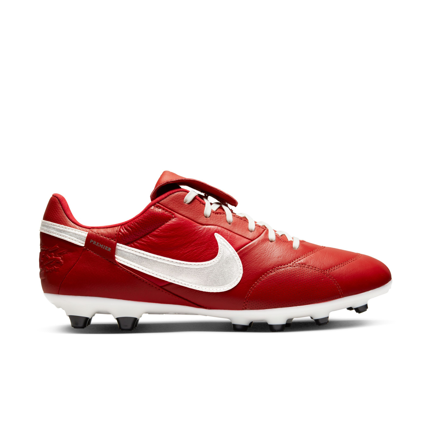 Nike Premier III Voetbalschoenen Gras Donkerrood Zilver Rood