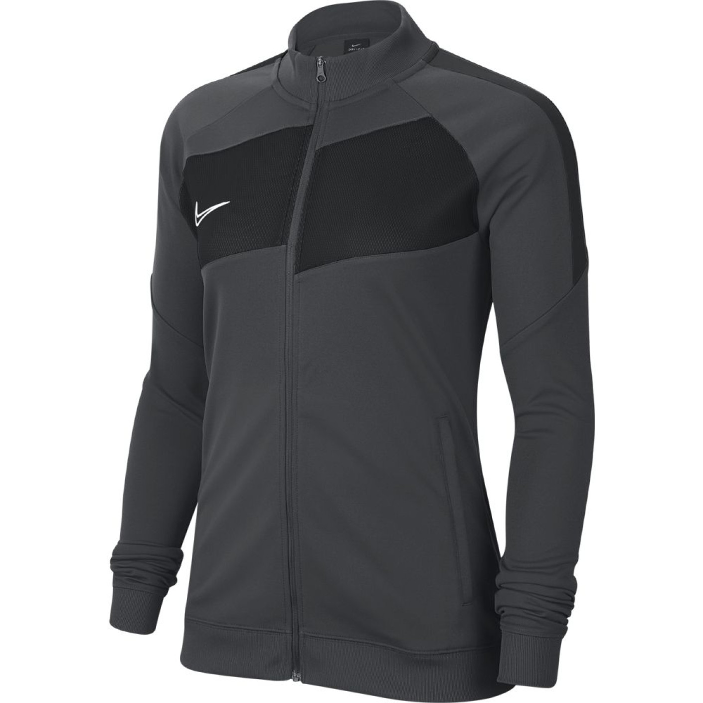Nike Academy Pro Dry Trainingsjack Dames Donkergrijs Zwart