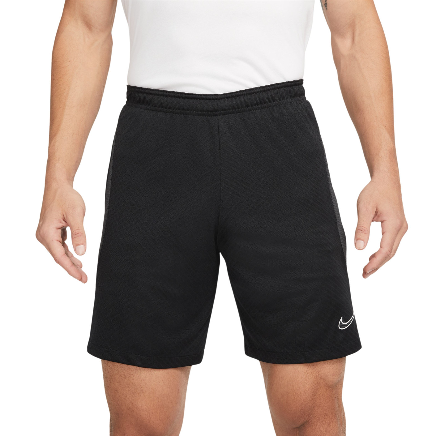Nike Strike 22 Dri-Fit Training Short Black Dark Grey White