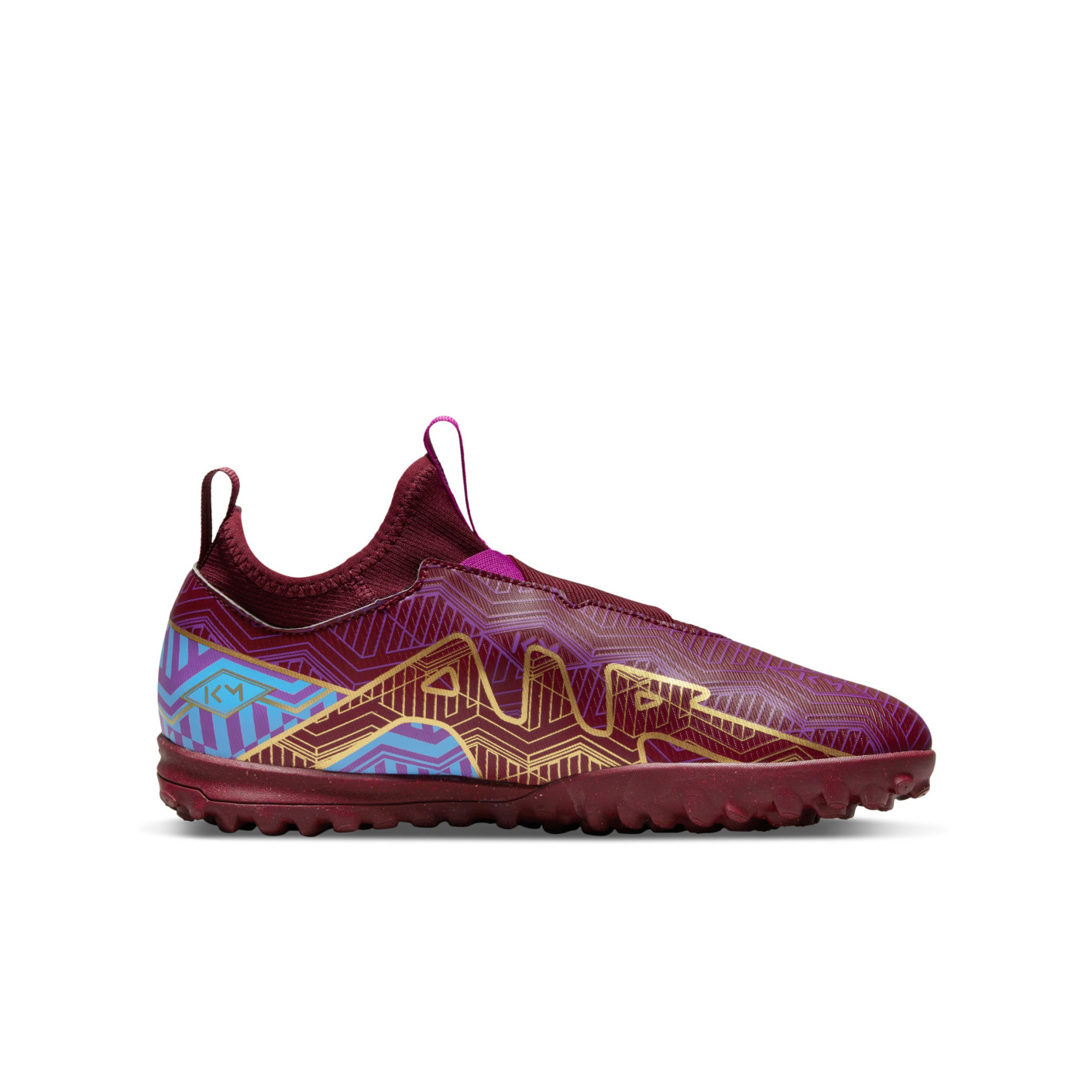 Maroon mercurials top