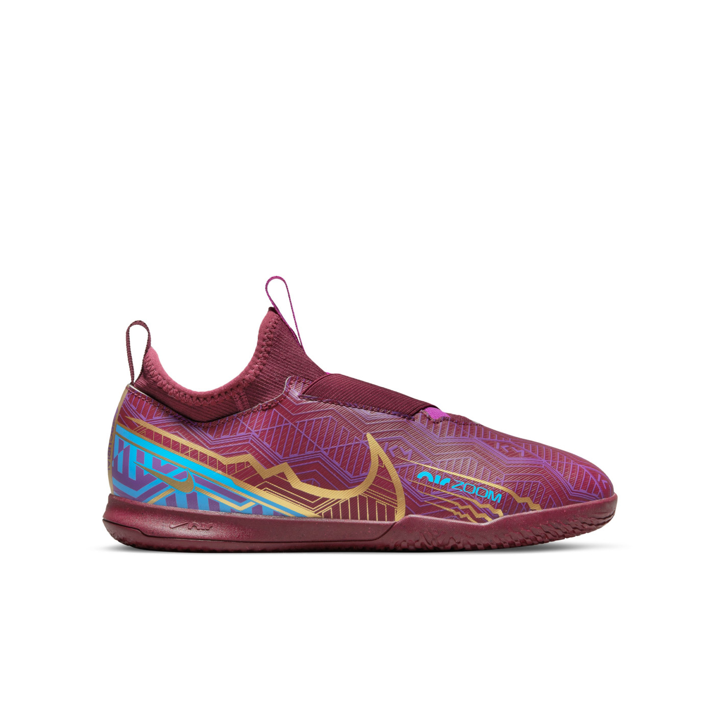 sædvanligt vold plakat Nike Zoom Mercurial Vapor Academy 15 KM Futsal Boots (IN) Kids Purple  Burgundy Gold - KNVBshop.nl