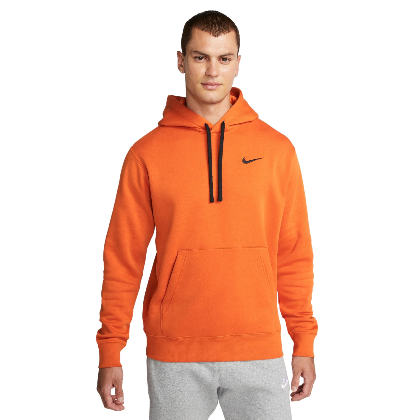 Nike Nederland Club Hoodie 2022-2024 Orange Black