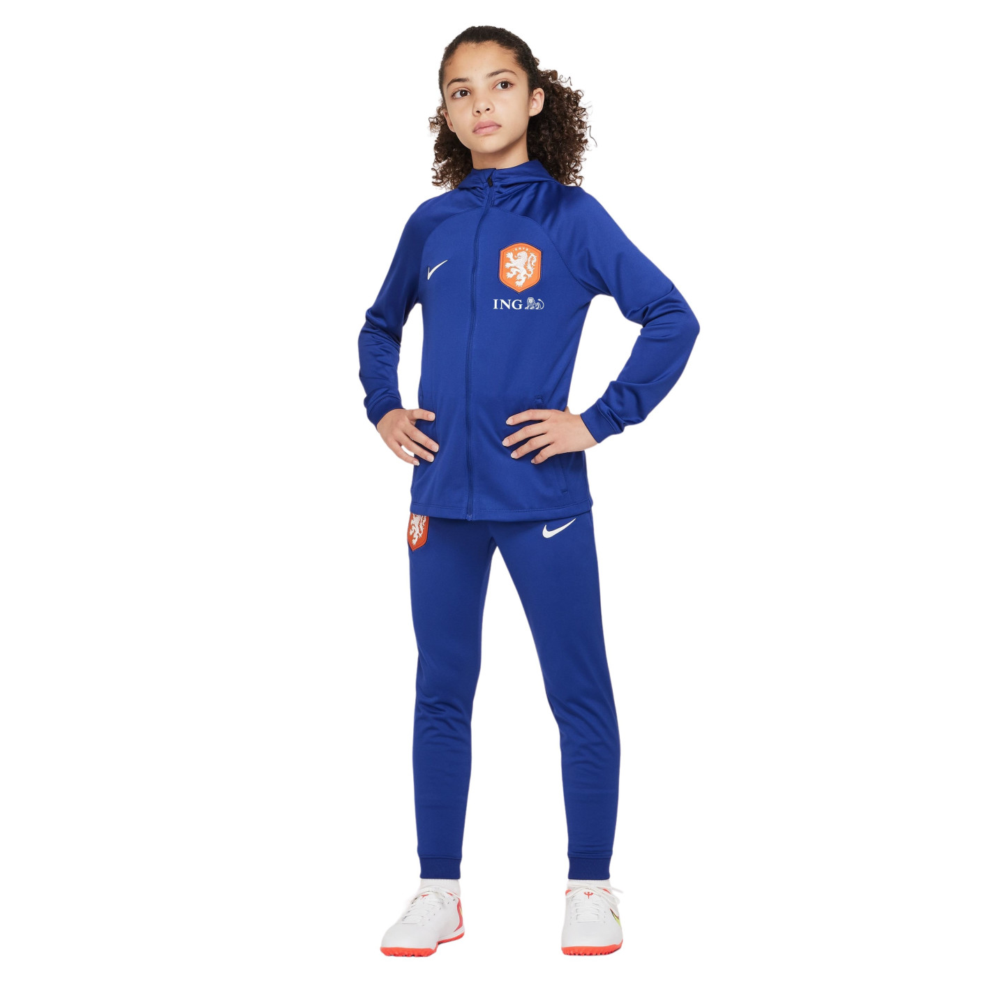 Nike Nederlands Elftal Strike Hooded Trainingspak 2022-2024 Kids