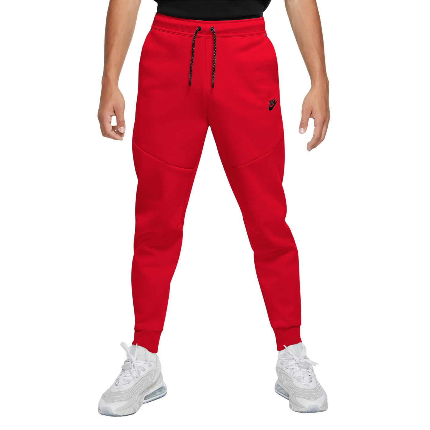 Calças Nike Sportswear Tech Fleece Jogger Univ Red Htr-Black