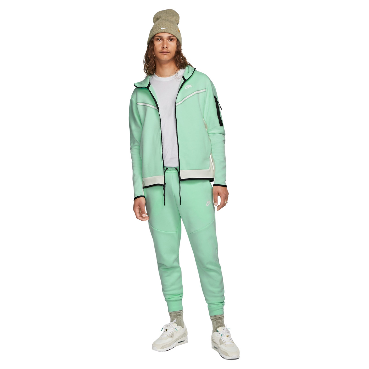 Nike Tracksuit Tech Fleece Light Green