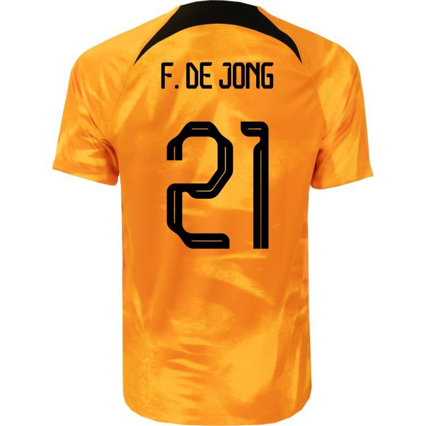 Nike Nederland F. de Jong 21 Thuisshirt 2022-2024