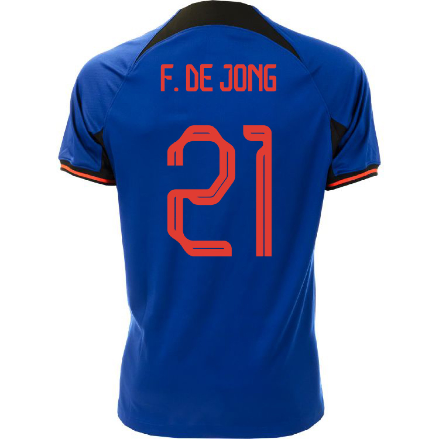 Nike Nederland F. de Jong 21 Uitshirt 2022-2024