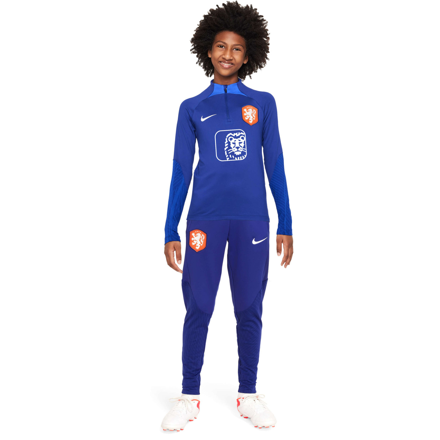 Nike Netherlands Strike Tracksuit 2020-2024 Kids Blue White