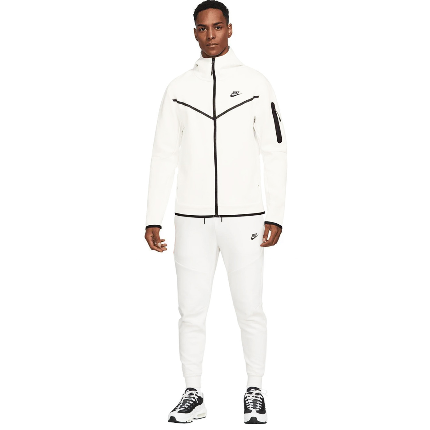 Gespierd gordijn Uiterlijk Nike Tracksuit Tech Fleece White - KNVBshop.nl