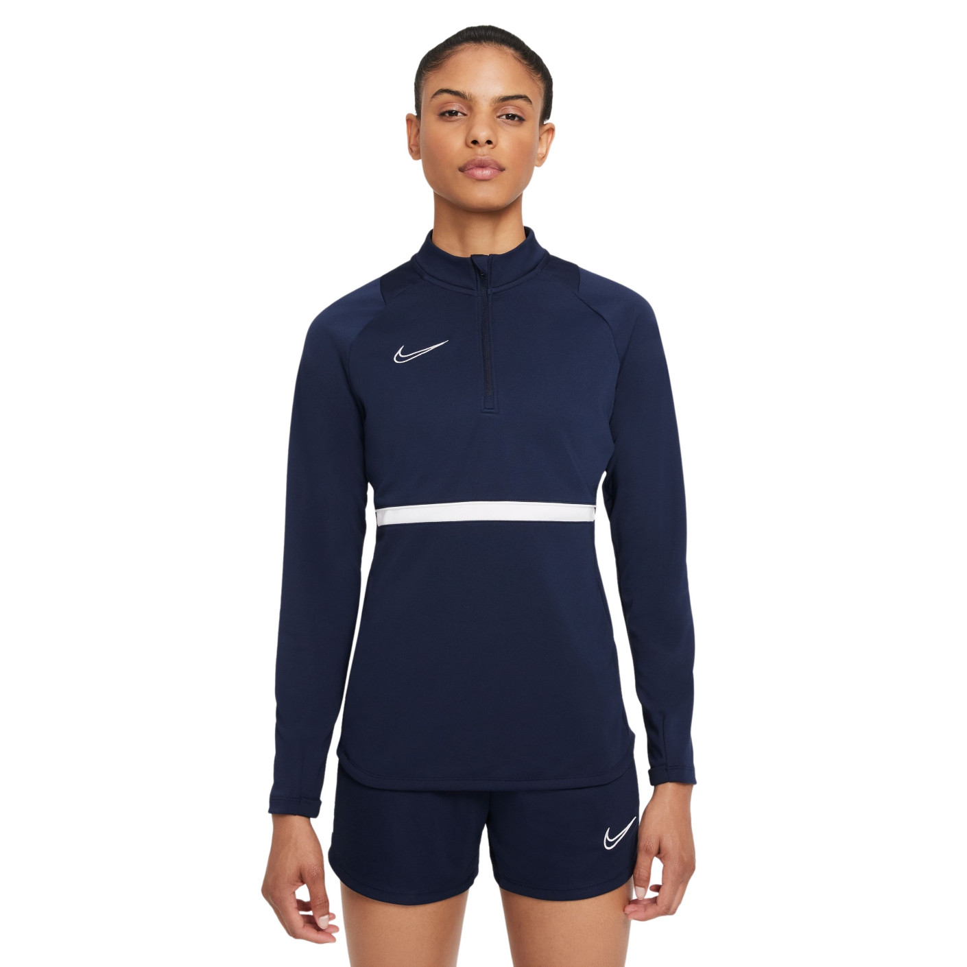 Nike Academy 21 Dri-Fit Women's Training Sweater Dark Blue