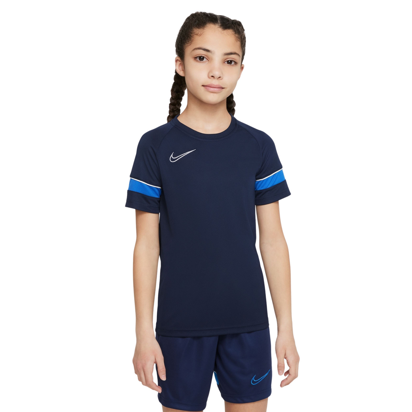 Nike Academy 21 Dri-Fit Trainingsshirt Kids Donkerblauw Blauw