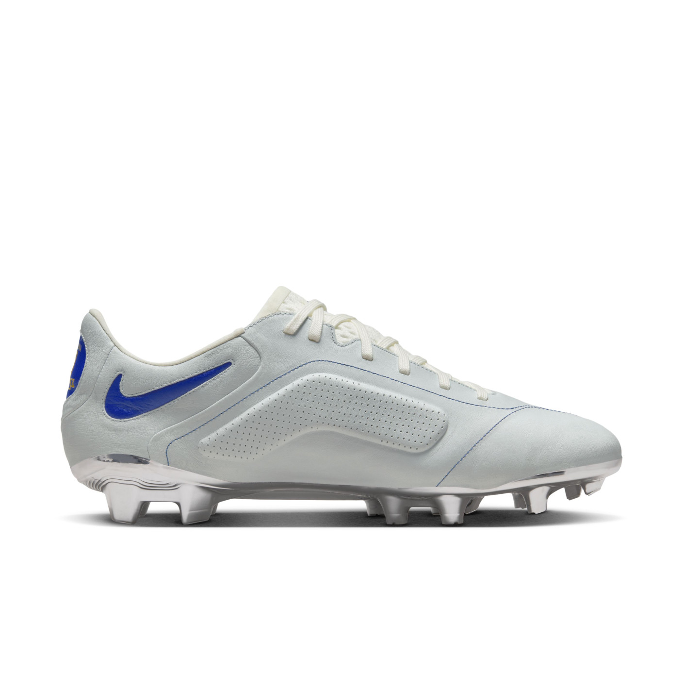 Nike Tiempo Legend Elite 9 Made in Italy Grass Football Shoes FG White Blue Silver KNVBshop