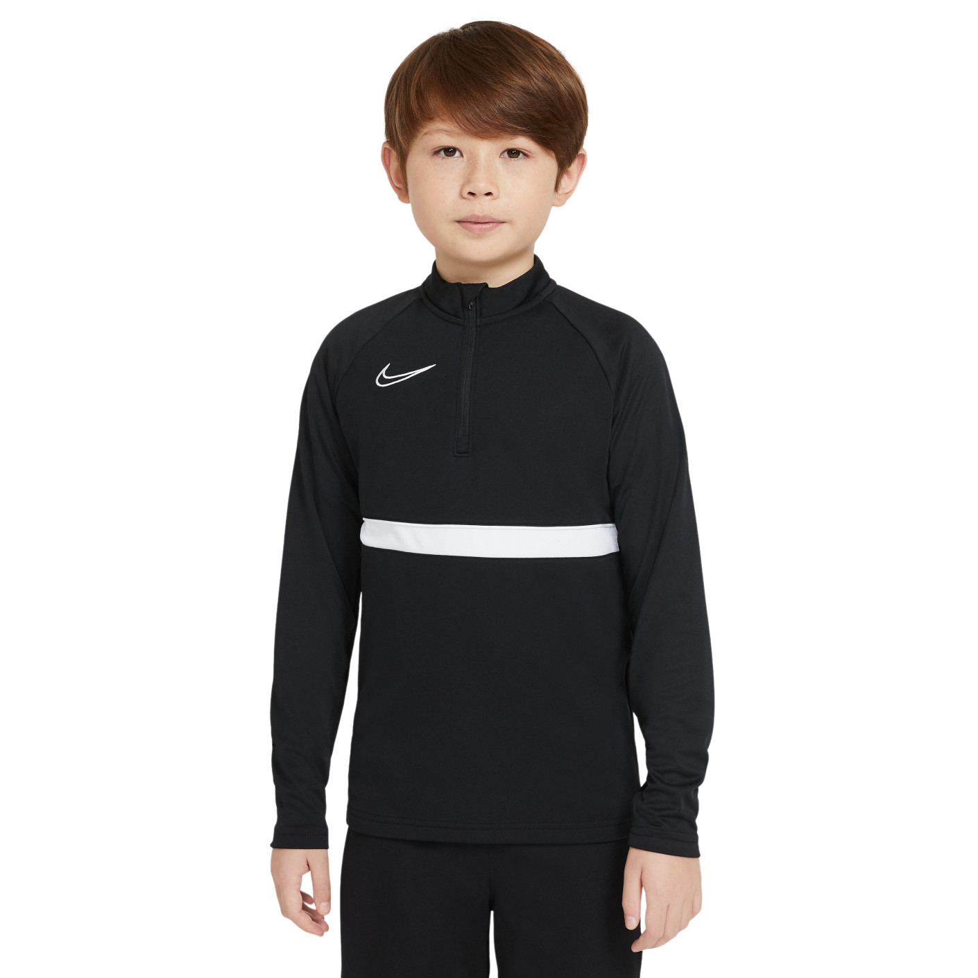 Nike Academy 21 Dri-Fit Trainingstrui Kids Zwart Wit