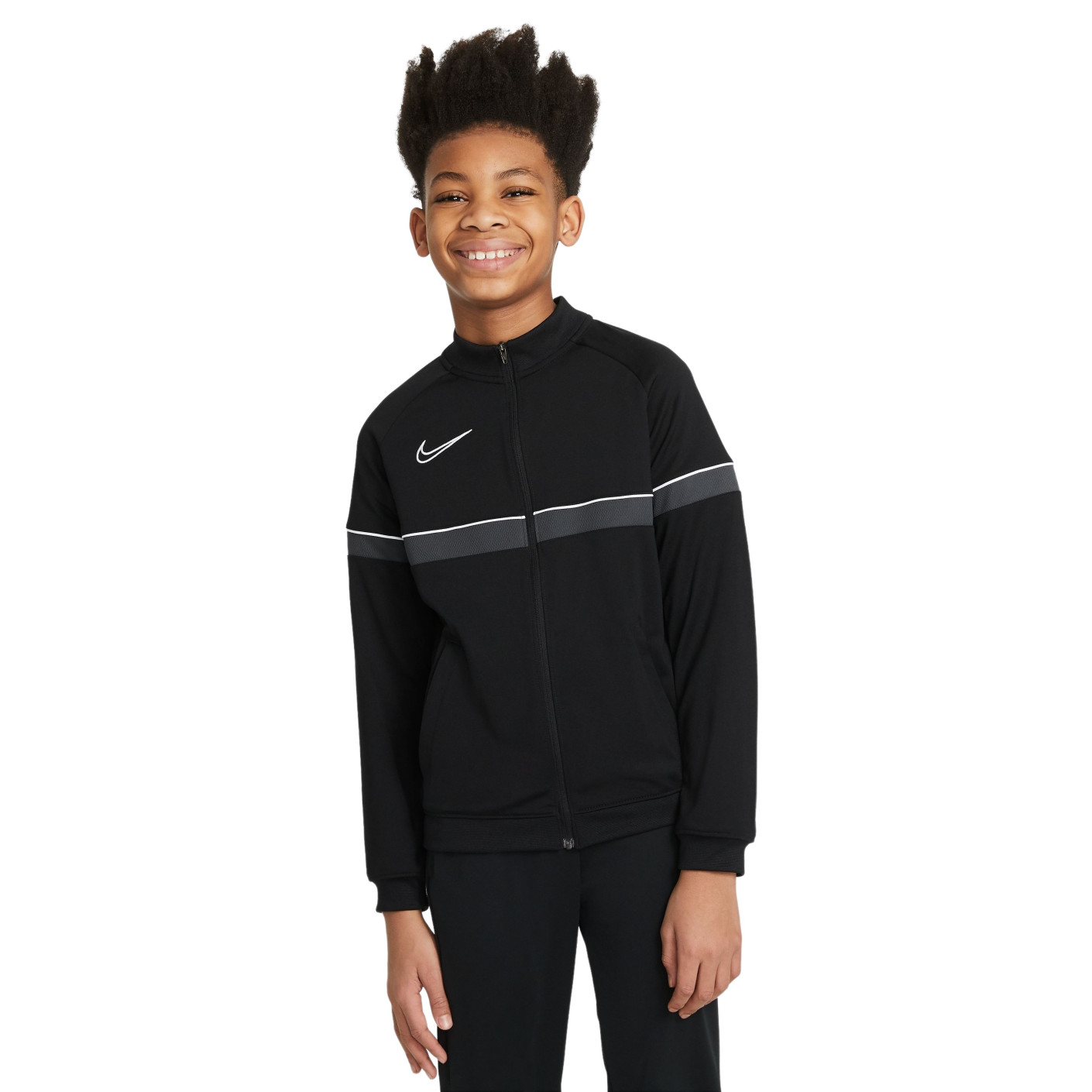 Nike Academy 21 Dri-Fit Trainingsjack Kids Zwart Antraciet