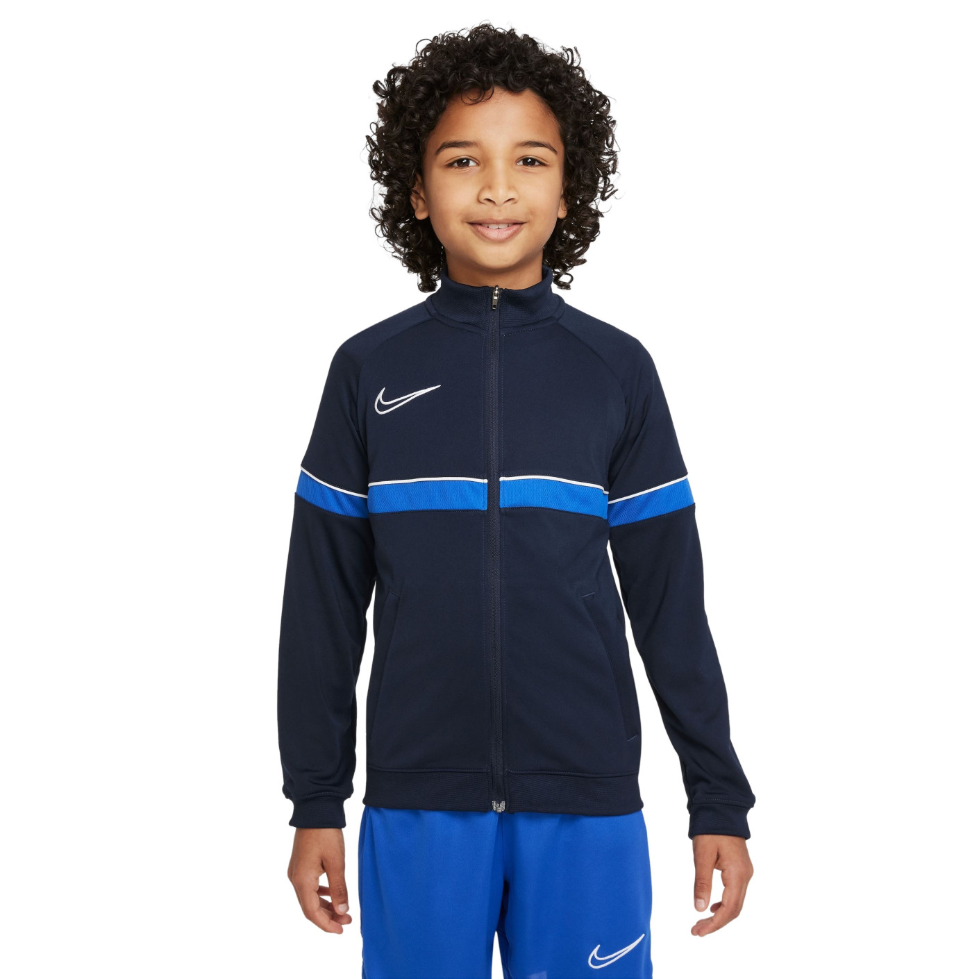 Nike Academy 21 Dri Fit Kids Training Jacket Dark Blue KNVBshop