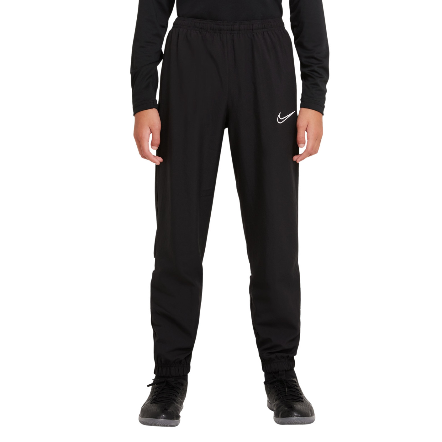 Nieuwheid kaping munt Nike Academy 21 Dri-Fit Trainingsbroek Woven Kids Zwart Wit - KNVBshop.nl