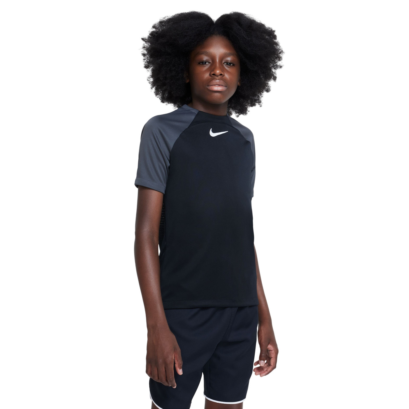 Nike Training Shirt Academy Pro Kids Black Grey