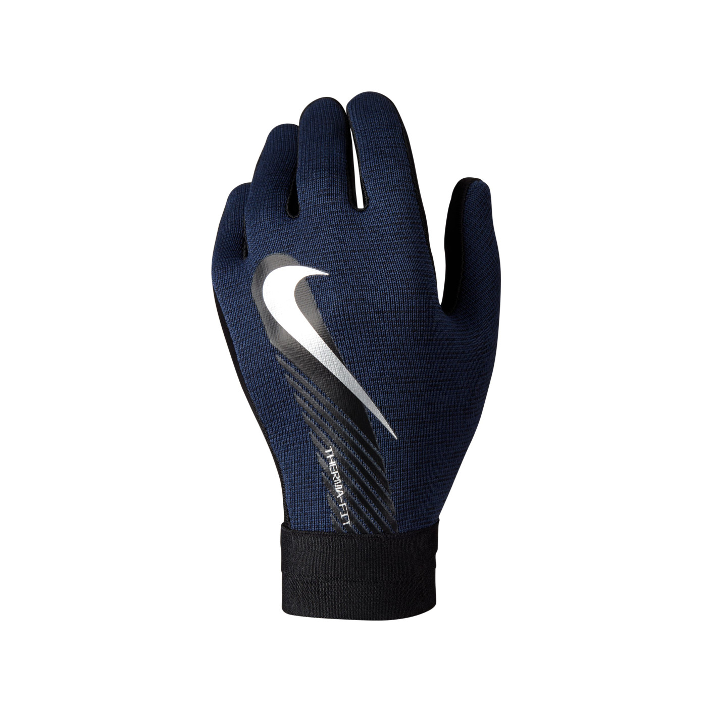 Nike Academy Therma-Fit Gloves Kids Dark Blue Silver