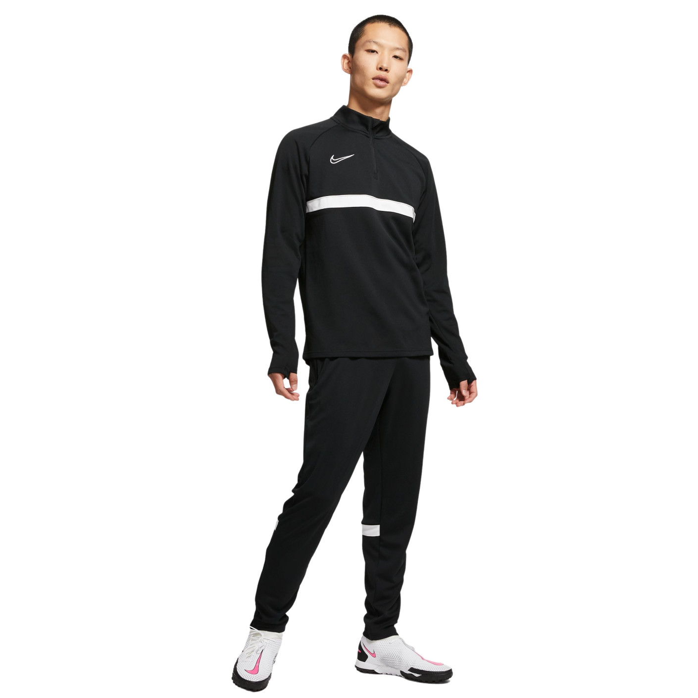 Nike Academy 21 Dri-Fit Tracksuit Black White Black