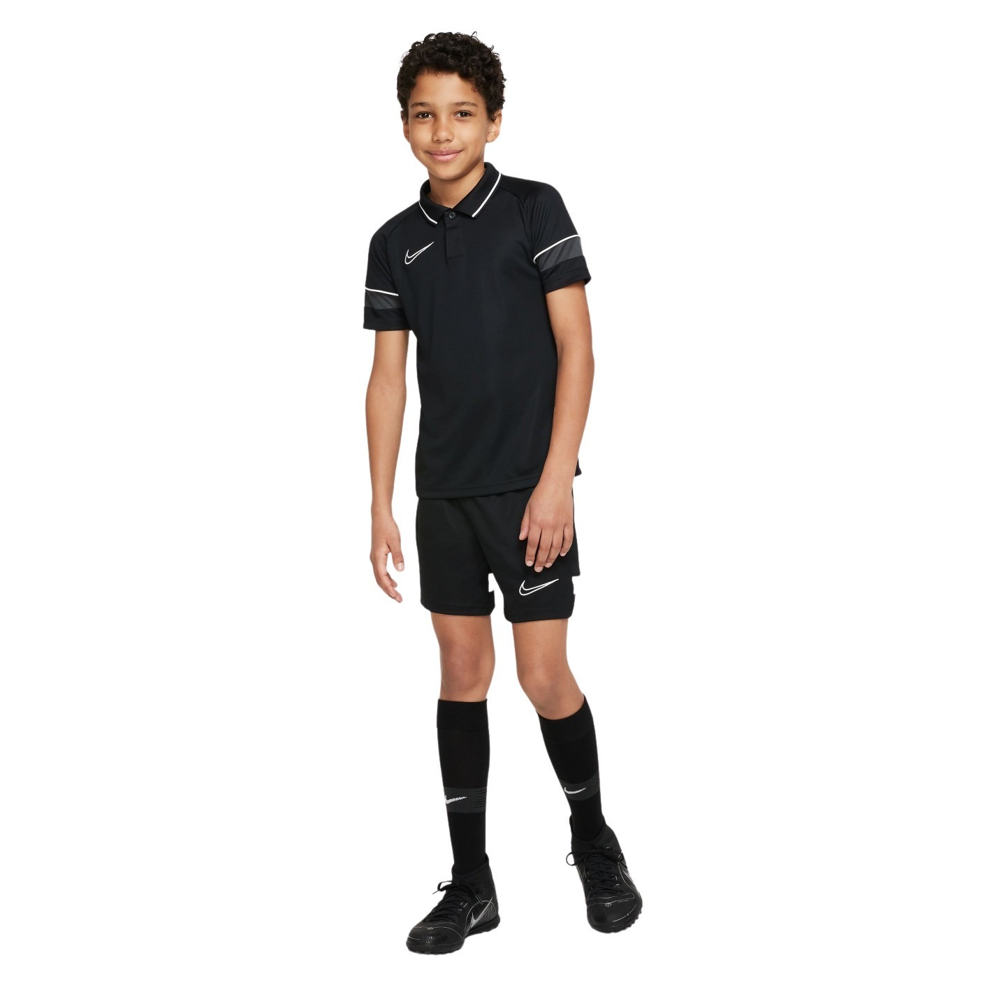 Nike Academy 21 Dri-Fit Polo Trainingsset Kids Zwart