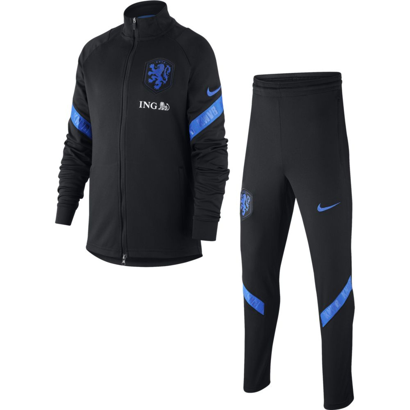 Nike Netherlands Strike Tracksuit 2020-2022 Kids Black