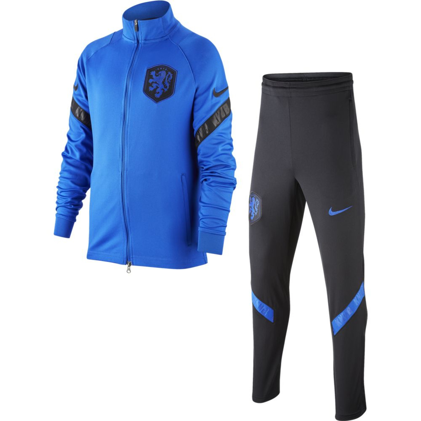 Nike Netherlands Strike Tracksuit 2020-2022 Kids Blue Black