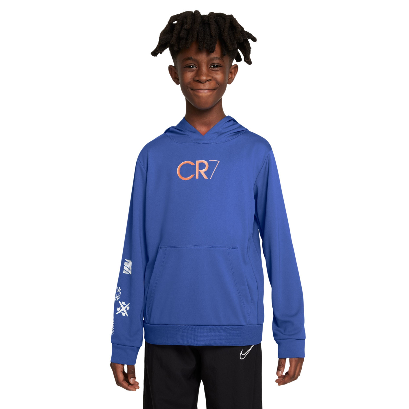 ik draag kleding Overweldigend Handschrift Nike CR7 Hoodie Graphic Kids Blauw - KNVBshop.nl