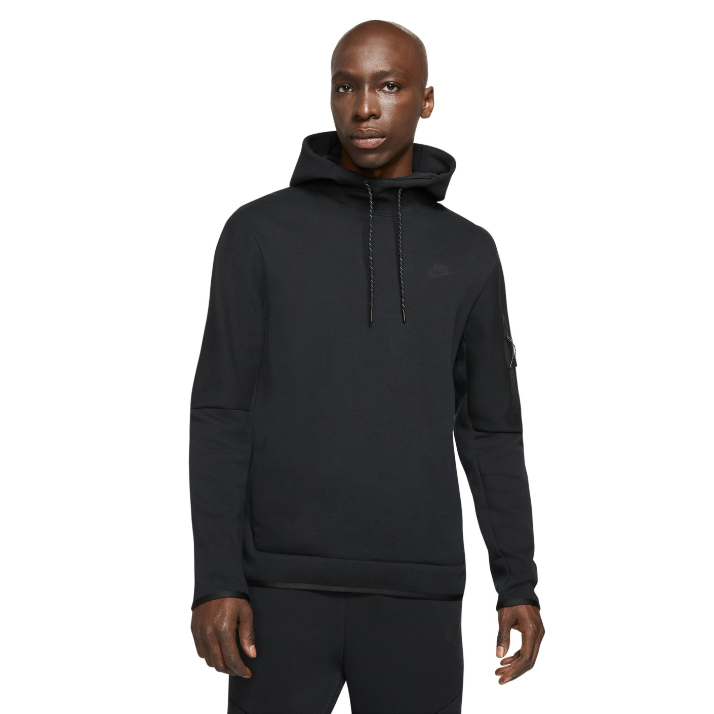 Nike tech fleece sales hoodie full zip zwart