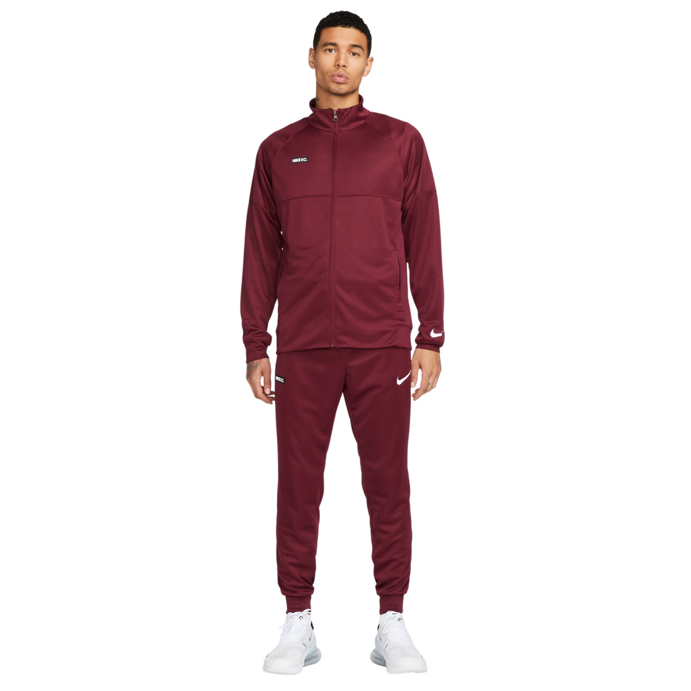 Nike Trainingspak F.C. Libero Donkerrood Wit