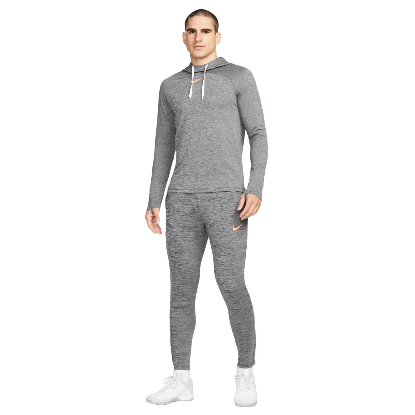 Grey and orange tracksuit sale