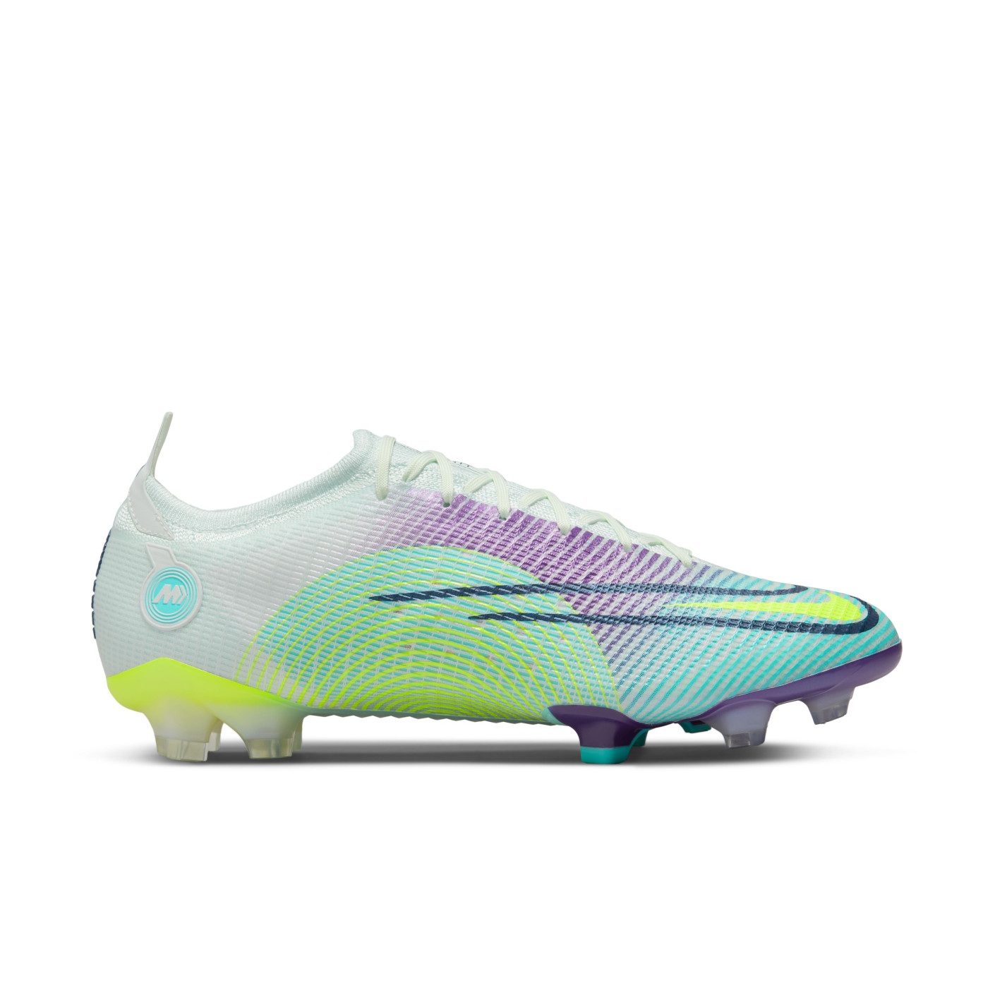 Nike Mercurial Vapor Elite 14 MDS Grass Football Shoes (FG) Green Yellow Purple