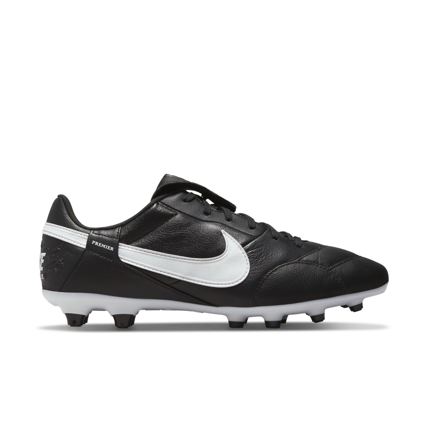 Nike Premier III Gras Voetbalschoenen (FG) Zwart Wit - KNVBshop.nl