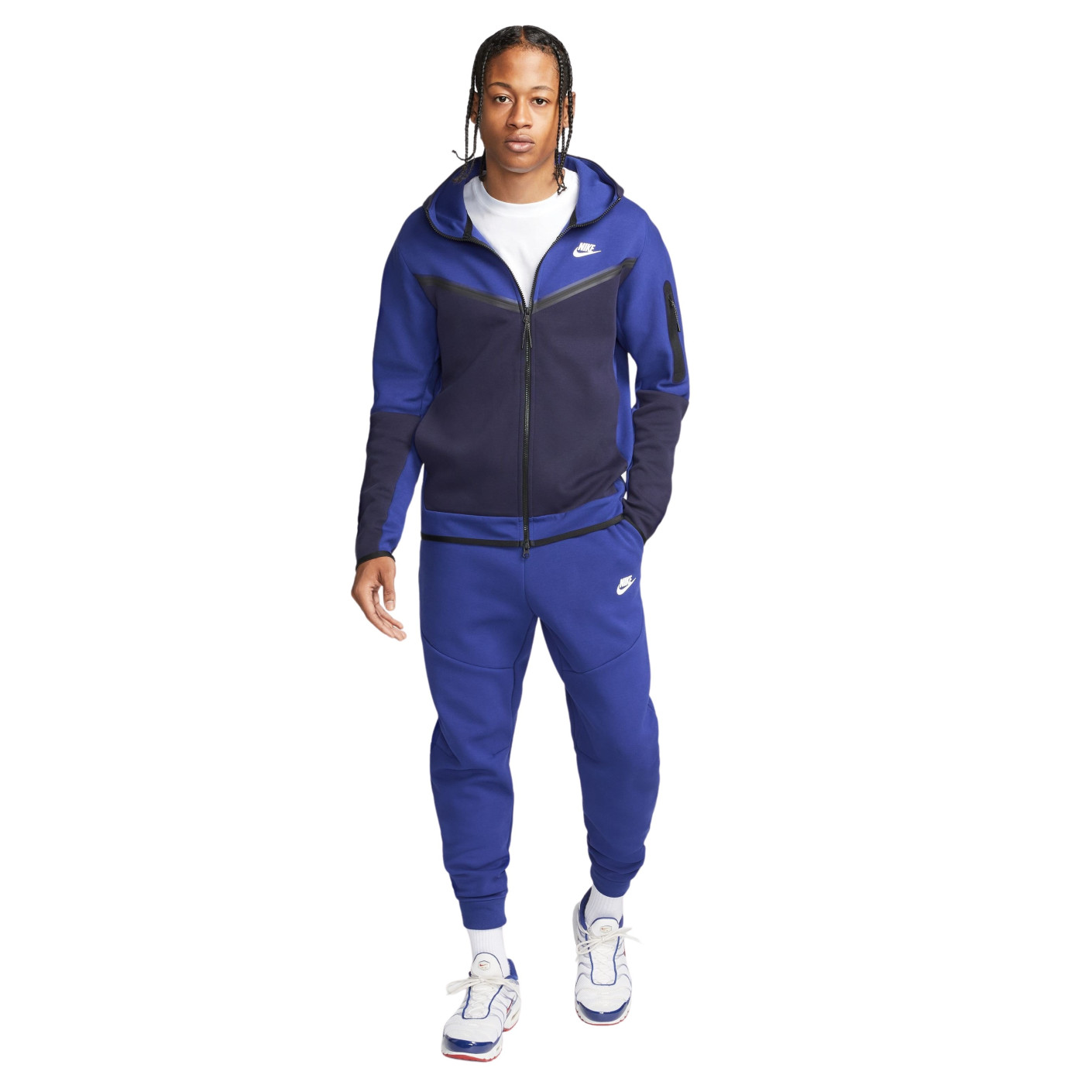 Nike Tech Fleece Tracksuit Full-Zip Blue Dark Blue