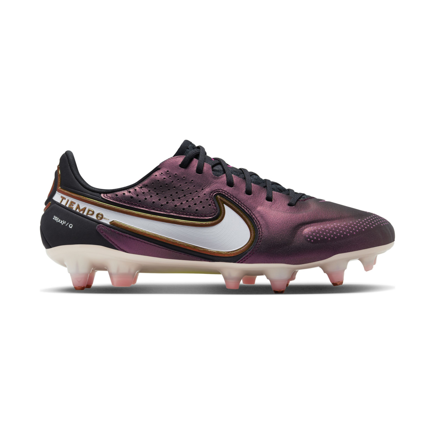 Zenuw Bijna dood Zwerver Nike Tiempo Legend 9 Elite IJzeren-Nop Voetbalschoenen (SG) Anti Clog Paars  Wit Brons - KNVBshop.nl