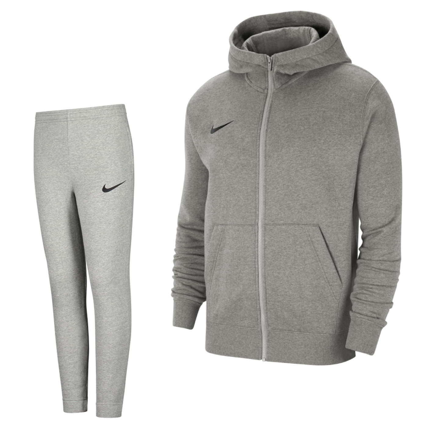 Celsius luister uitdrukken Nike Park 20 Full-Zip Fleece Trainingspak Kids Grijs - KNVBshop.nl