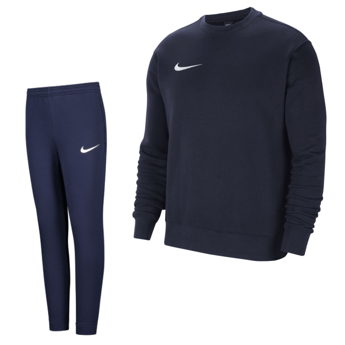 Nike Park 20 Sweat Fleece Tracksuit Kids Dark Blue