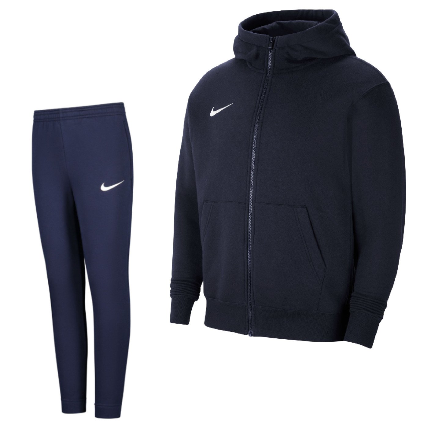 Nike Park 20 Full-Zip Fleece Trainingspak Kids Donkerblauw