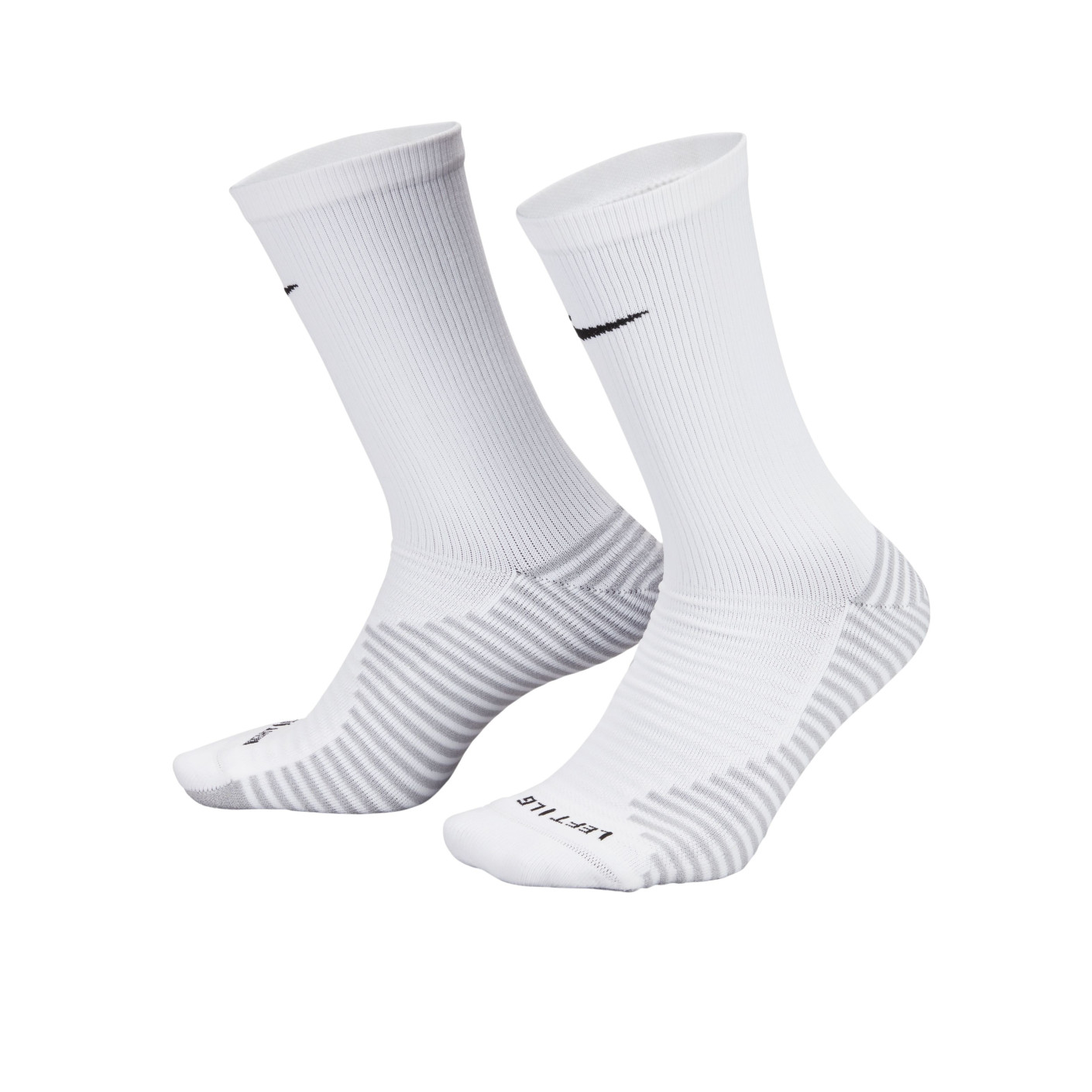 Nike Strike Crew Football Socks White Black - KNVBshop.nl