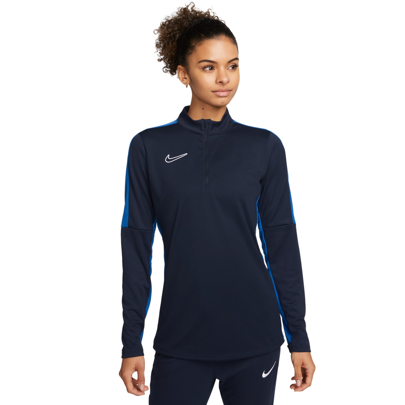 Nike Dri-Fit Academy 23 Training sweater Women Dark Blue White