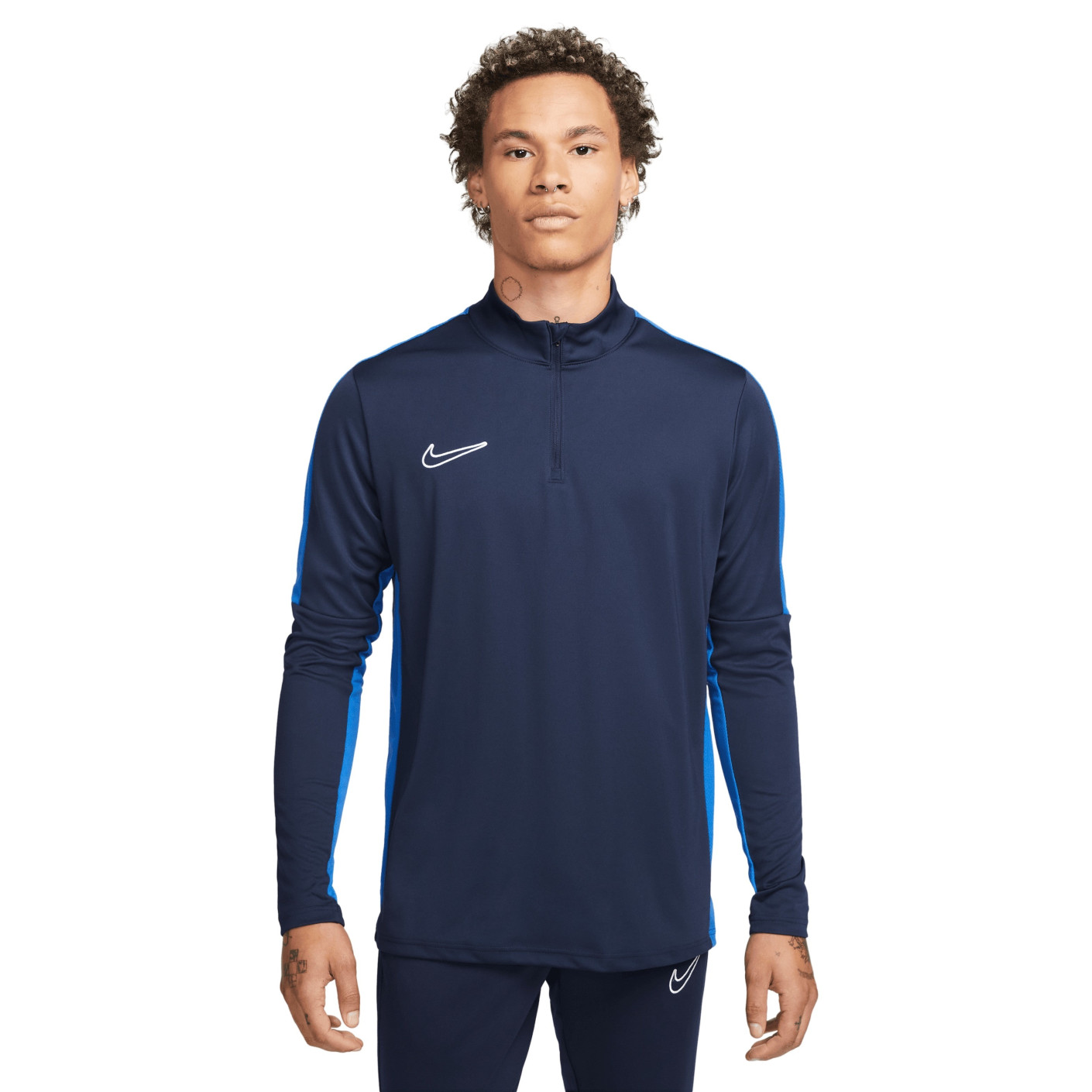 Nike Dri-Fit Academy 23 Trainingstrui Donkerblauw Blauw Wit